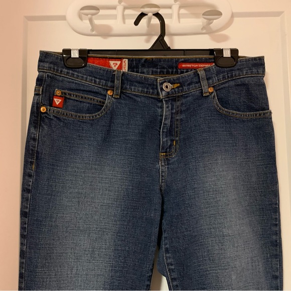 Early 2000s Bootcut Dark Blue Guess Jeans - Picture 4 of 15